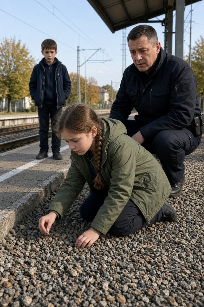 Dziewczynka odnajduje zgubiony aparat słuchowy